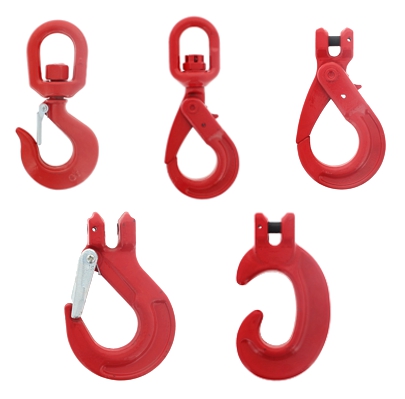a: Hook types employed in hook gear